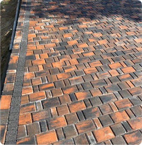 Укладка брусчатки 