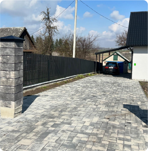 Укладка тротуарной плитки