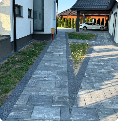 Укладка гранитной плитки
