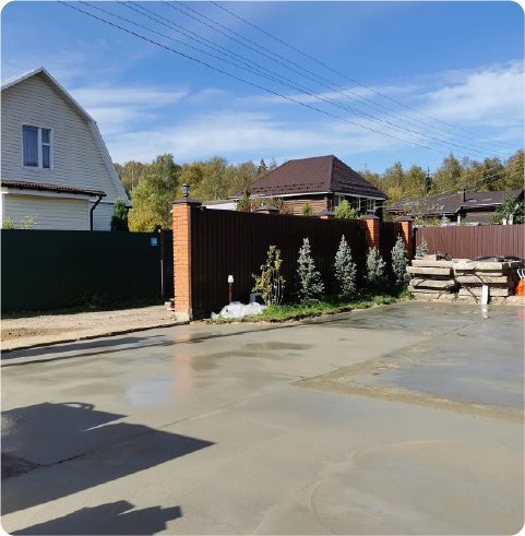 Бетонная площадка
