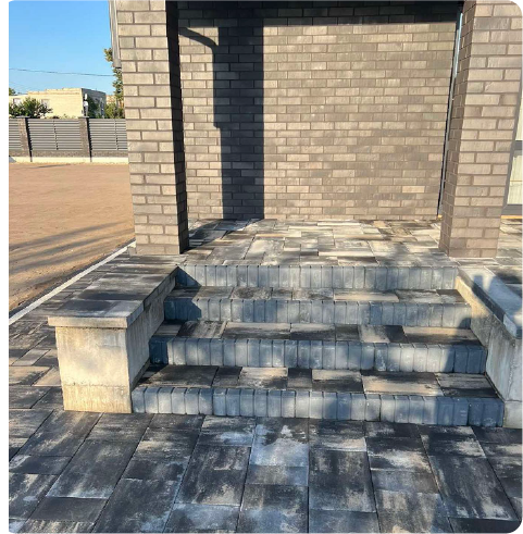Укладка тротуарной плитки