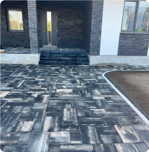 Укладка тротуарной плитки