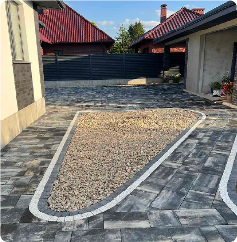 Укладка тротуарной плитки