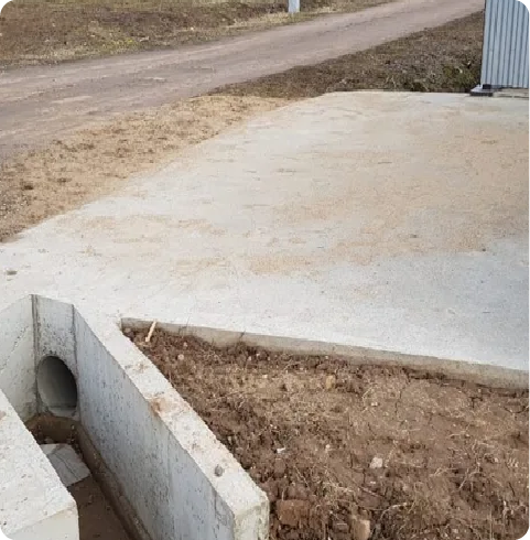 Бетонный въезд