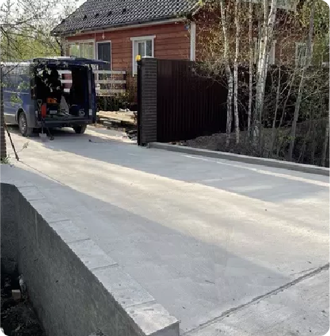 Бетонный въезд