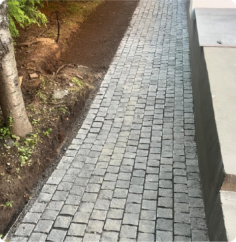Отмостка из гранита